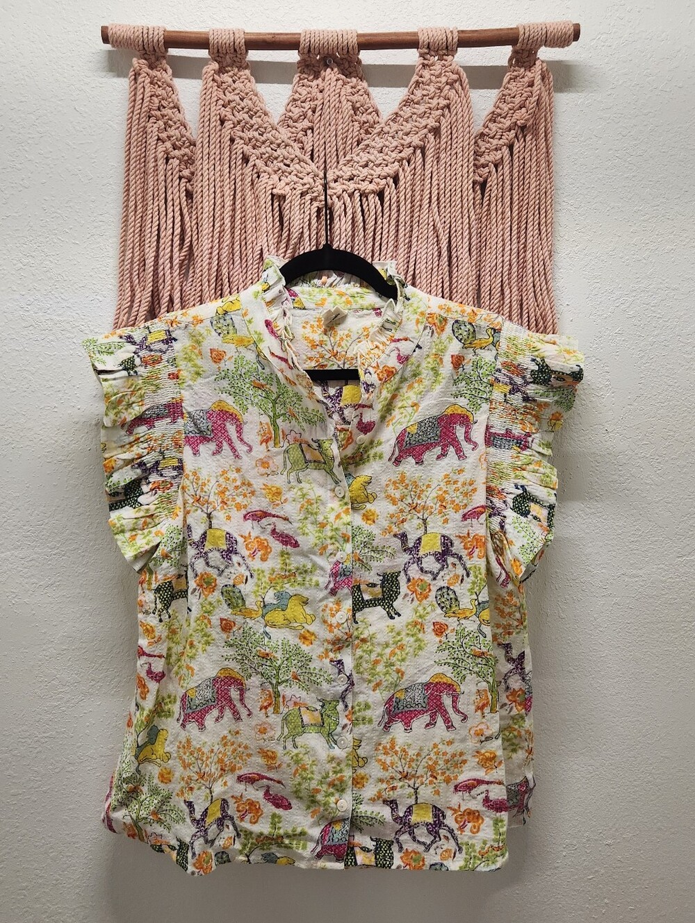 Ivy Jane Animal Fair Cotton Blend Top